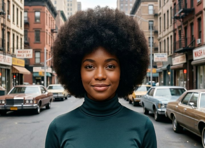 1970s afro