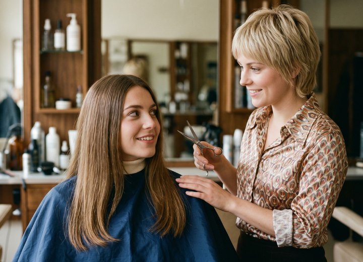 1970s hair salon