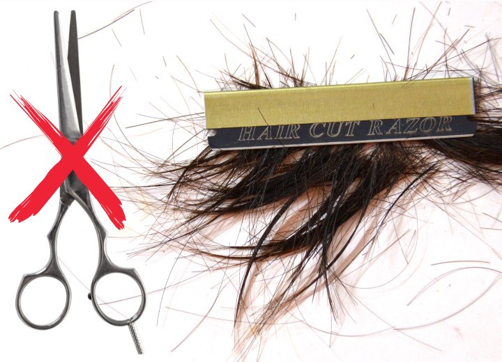 Razor to cut hair