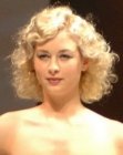 midlength curly hair