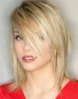 shoulder tipping haircut