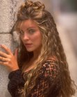 long hair with braids