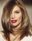 smooth long hair