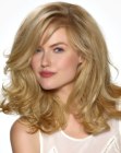 long wavy blonde hair