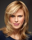 blonde hair with long layers