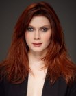 long red hair