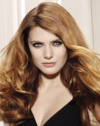 long tricolored hair