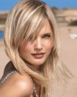 long blonde hair