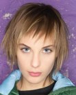 spiky bangs