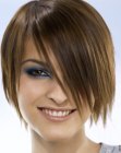 sleek short hair