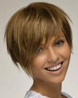 style for short straight hair