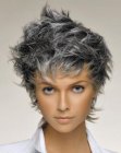 short cut for grey hair