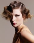 short hair with waves