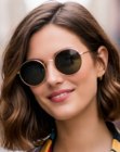 Wavy medium-length bob