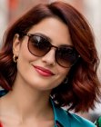 Long bob with volume