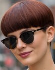 Bowl cut for red hair