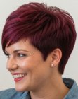 Sophisticated pixie cut