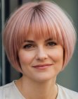 Rose bob with bangs