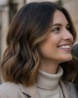 Long brown bob