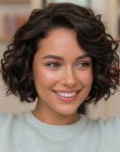 Tousled short bob