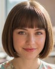 Classic bob with bangs