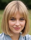Precision-cut bob