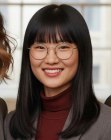 Long and straight Asian hair