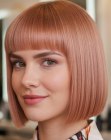 Perfectly cut bob