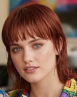 Collar-length hairstyle