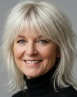 Shag cut for older women