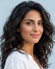 Long and wavy summer hair