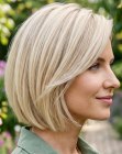 Blonde bob for spring
