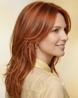 Vibrant long hair