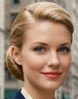 1950s chignon