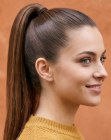 High ponytail