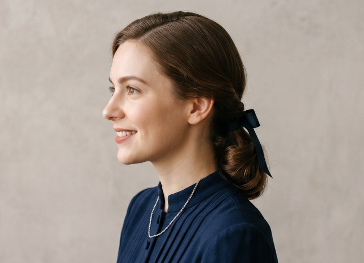 Everyday hairstyle of the 1930s