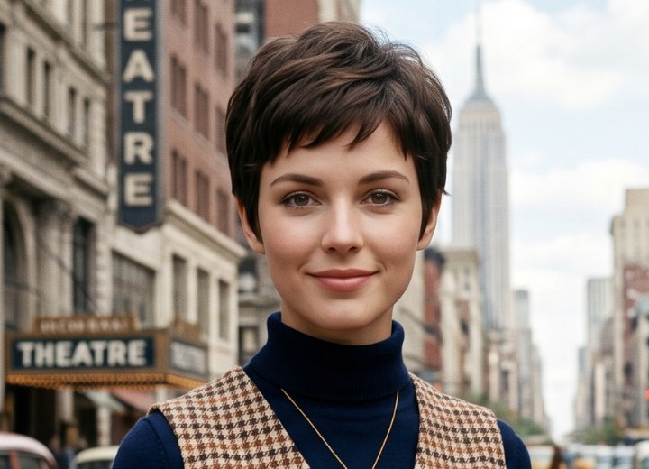 1960s pixie cut