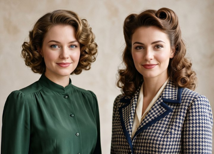 Hairstyles of the 1940s