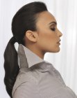 smooth ponytail