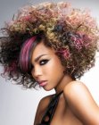 colored afro