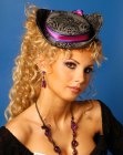 hair style with hat