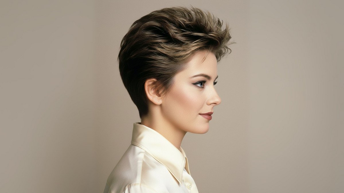 Short And Spiky 80s Hairstyle Short And Spiky 80s Hairstyle