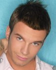 men's hair cut around the ears