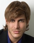 modern-looking male haircut