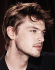 destructured male haircut