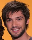 sporty male haircut