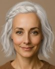 Platinum blonde bob