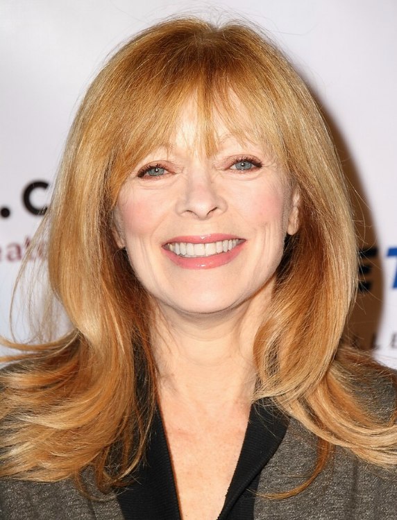 Frances Fisher  Long hairstyle for women aged over 50 