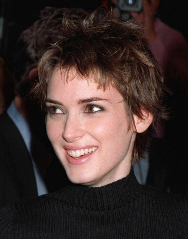 Winona Ryder Pixie Cut Hairstyles