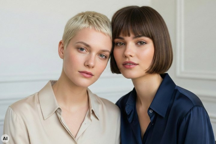 Haarschnitte f�r Frauen mit kurzen Haaren